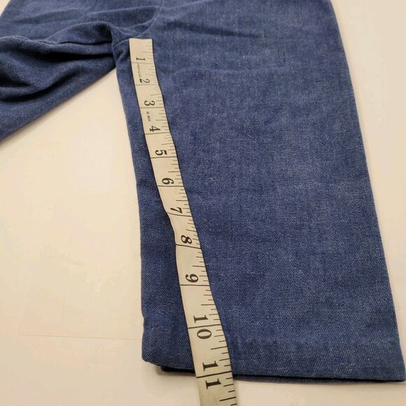 Vintage Stone Overalls Blue Denim Jean Girls Size 3T Embroidered Adjustable USA - Picture 5 of 9